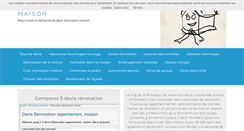 Desktop Screenshot of devisrenovationmaison.com